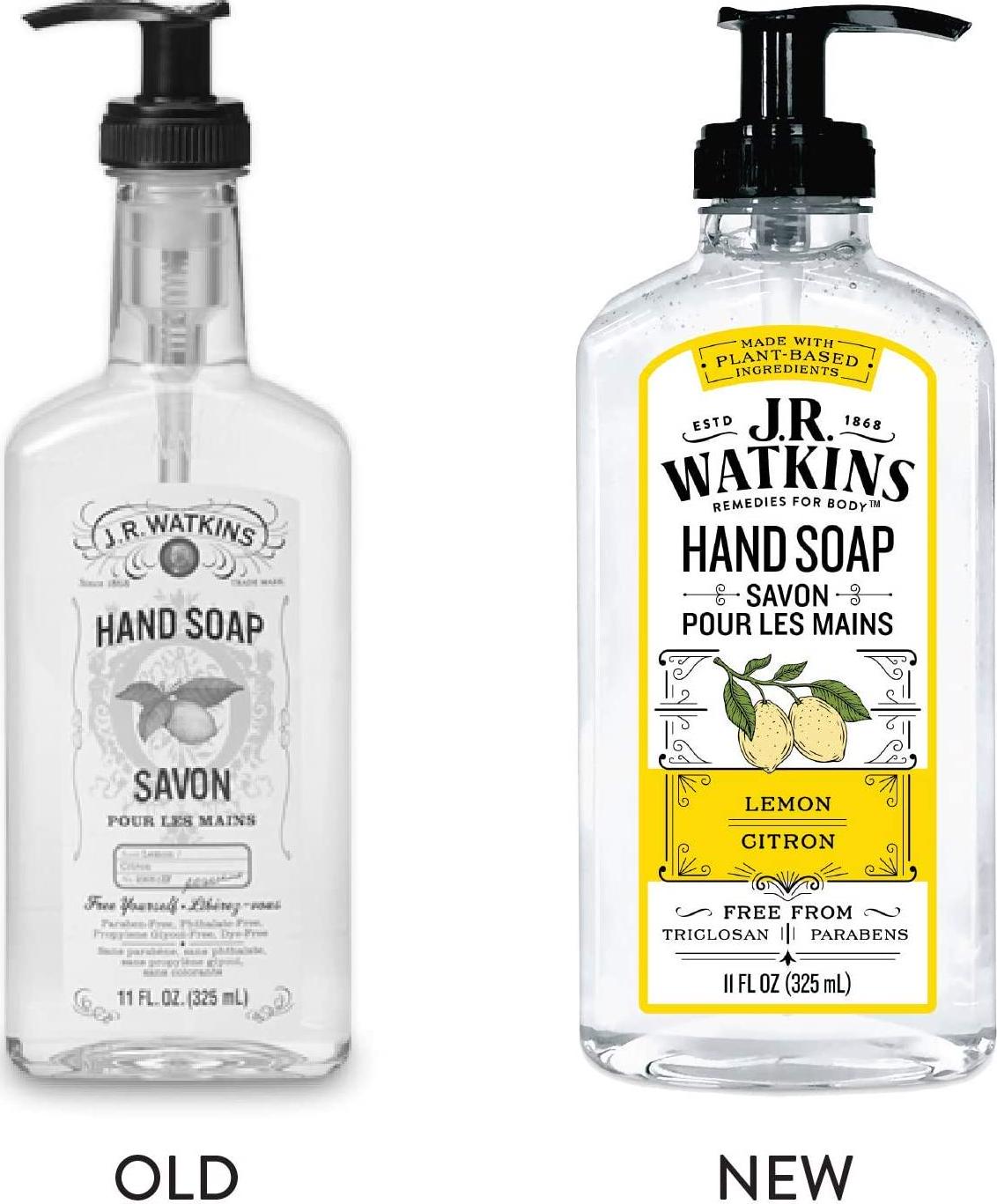 J.R. Watkins Naturals Lemon Hand Soap - Clear, 11 Oz