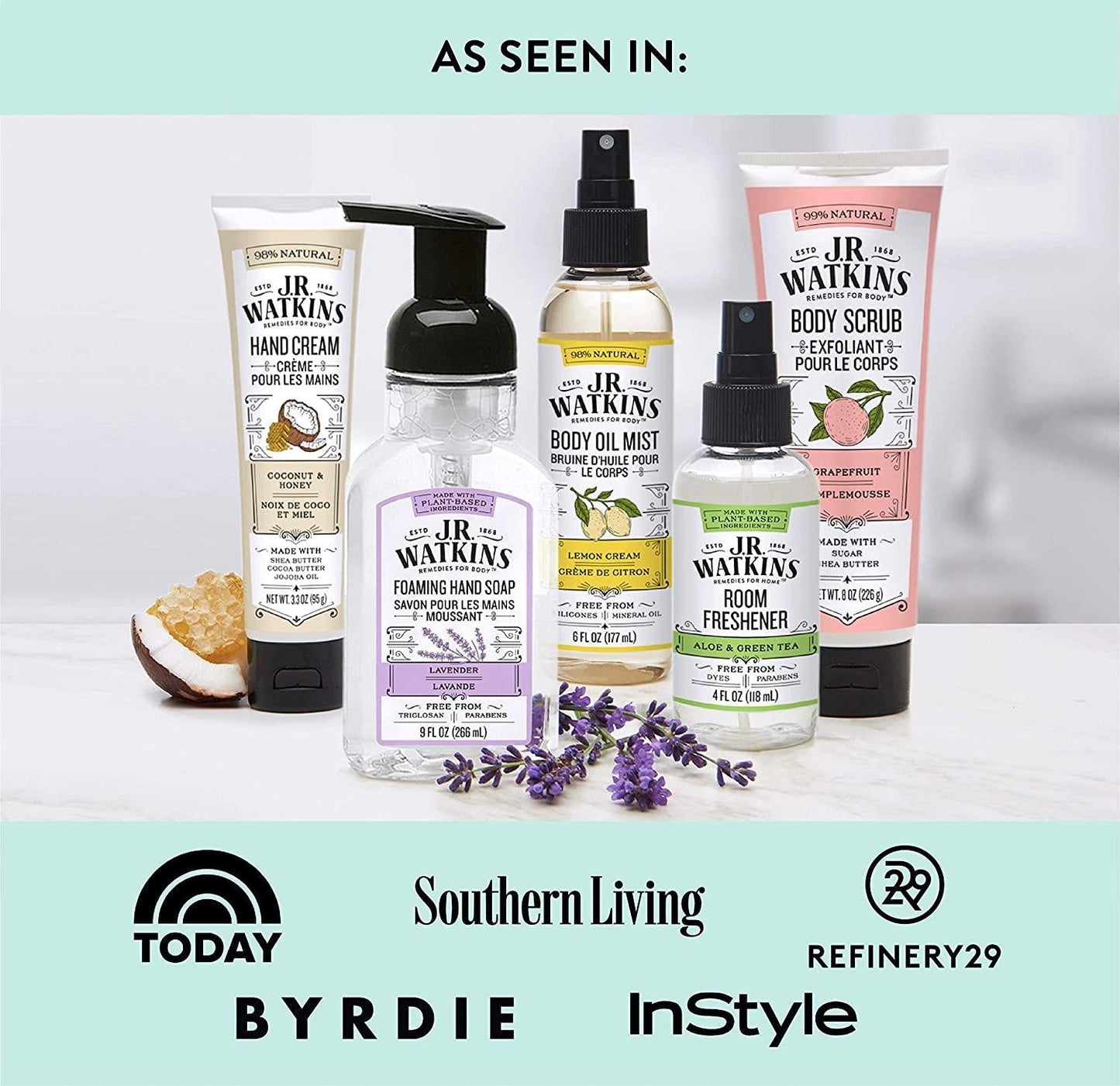 J.R. Watkins Naturals Lemon Hand Soap - Clear, 11 Oz