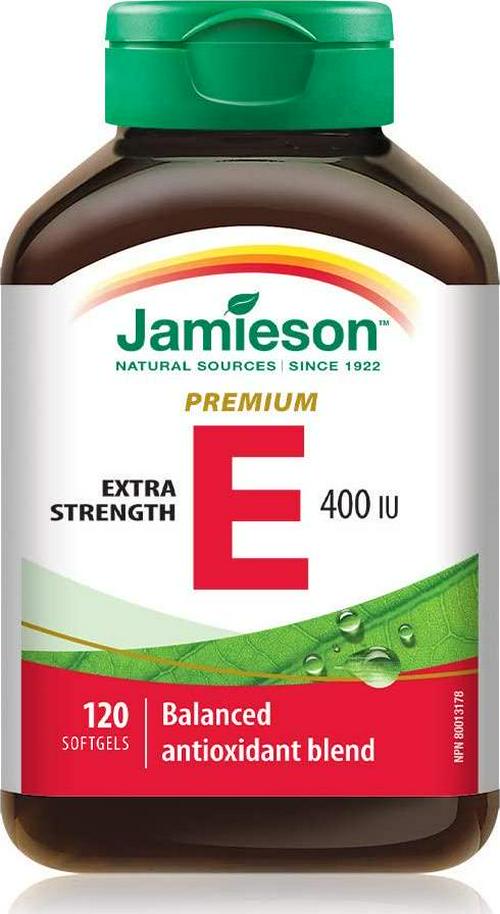 Jamieson Balanced Vitamin E Complex 400IU 120 Softgels