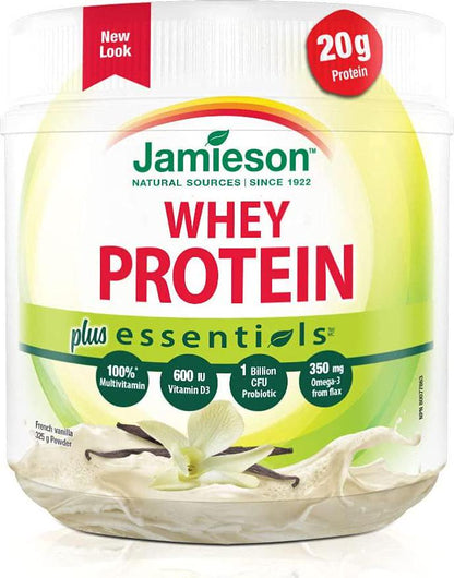 Jamieson Essentials Plus Protein, French Vanilla Flavour, 325g