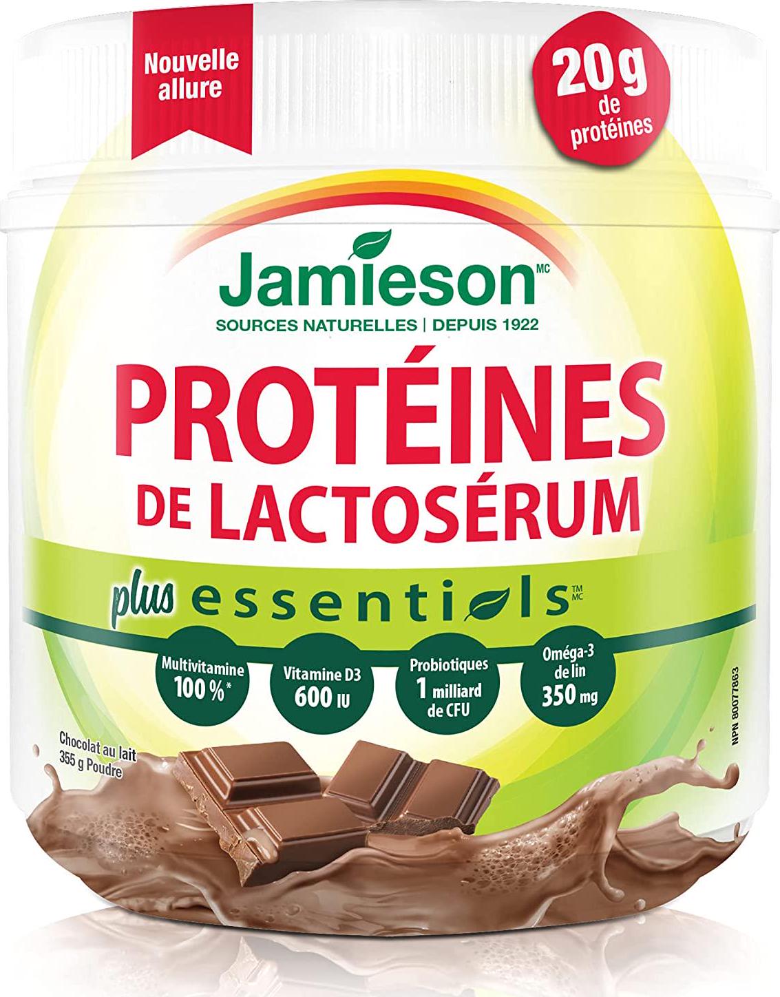 Jamieson Essentials Plus Protein, Milk Chocolate Flavour, 325g