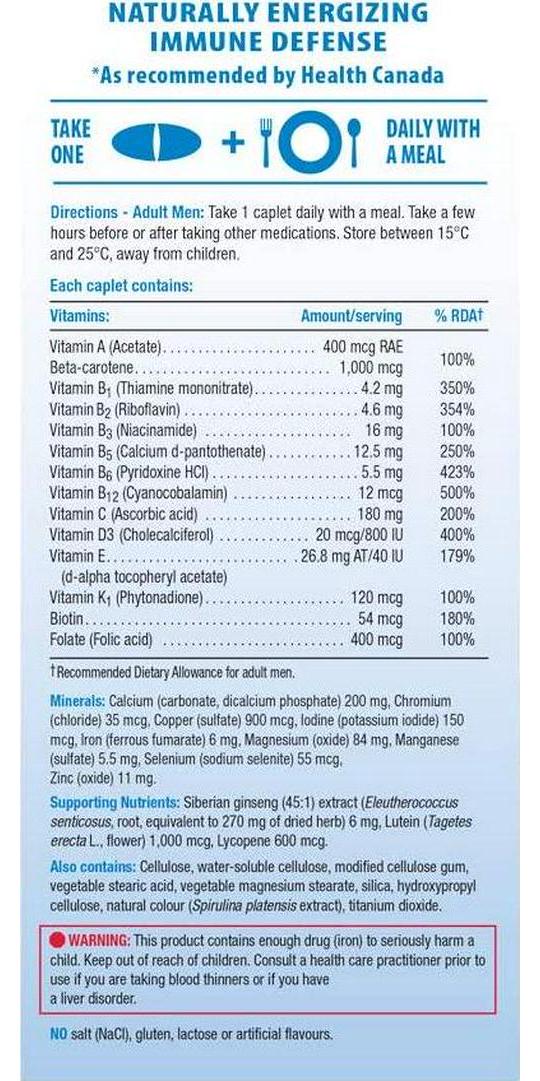 Jamieson Multi 100% Complete Vitamin - Men - 90's