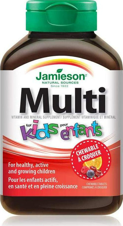 Jamieson Multiviamin for Kids 60 Chewable Tablets