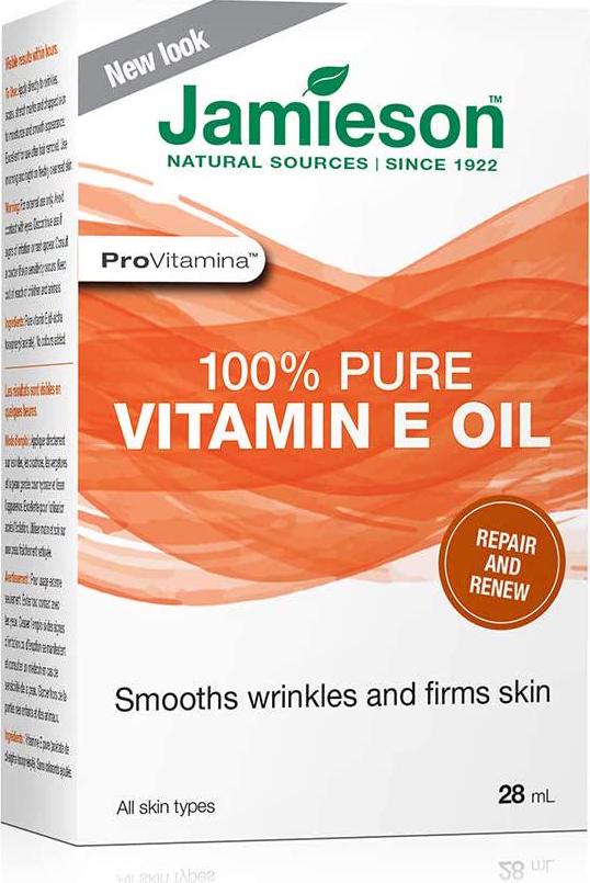 Jamieson ProVitamina 100% Pure Vitamin E Oil , 28ml