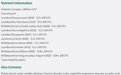 Jamieson Super Strain Acidophillus, 2 billion active cells, 90 Vege caps