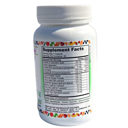 Janet's Best Formulas Best Natural Pressure, Premium Blood Pressure Support with Hawthorn Berry and Hibiscus Powder, Helps Support Blood Circulation, 90 Capsules Blood Pressure Support Supplement