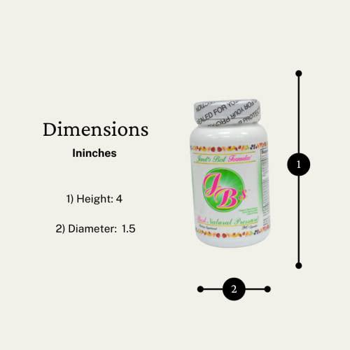 Janet's Best Formulas Best Natural Pressure, Premium Blood Pressure Support with Hawthorn Berry and Hibiscus Powder, Helps Support Blood Circulation, 90 Capsules Blood Pressure Support Supplement