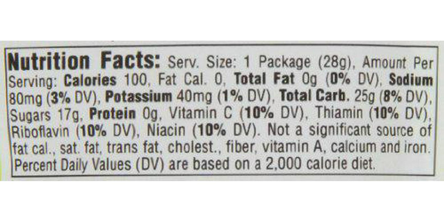 Jelly Belly Sport Beans, Lemon Lime Energizing Jelly Beans, 1-Ounce Bags (Pack of 24)