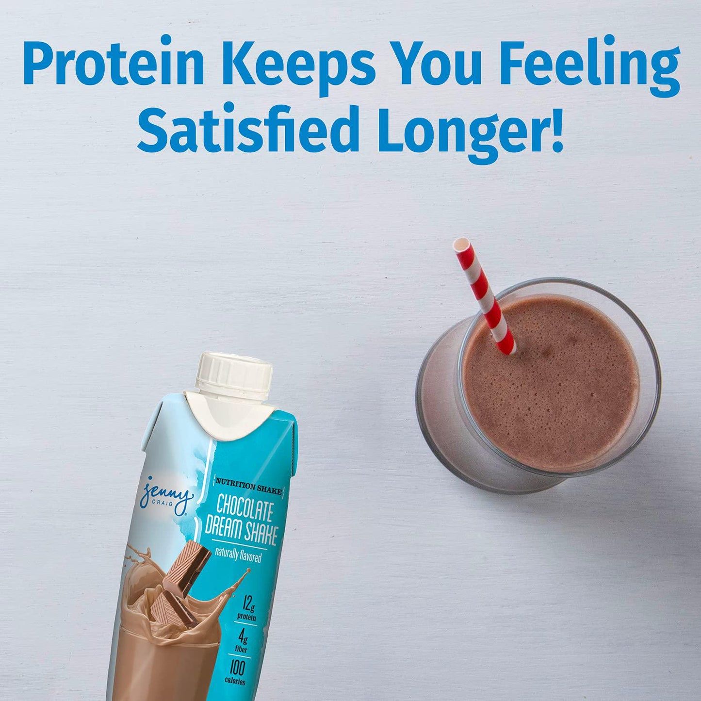 Jenny Craig Chocolate Dream Shake: Ready to Drink Protein Shake, (12 Pack)