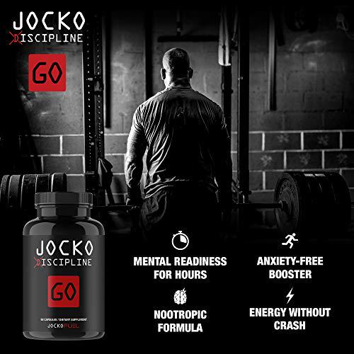 Jocko Discipline GO Concentrated Nootropic Brain Support - Preworkout Energy and Focus Booster - 30 Day Boost