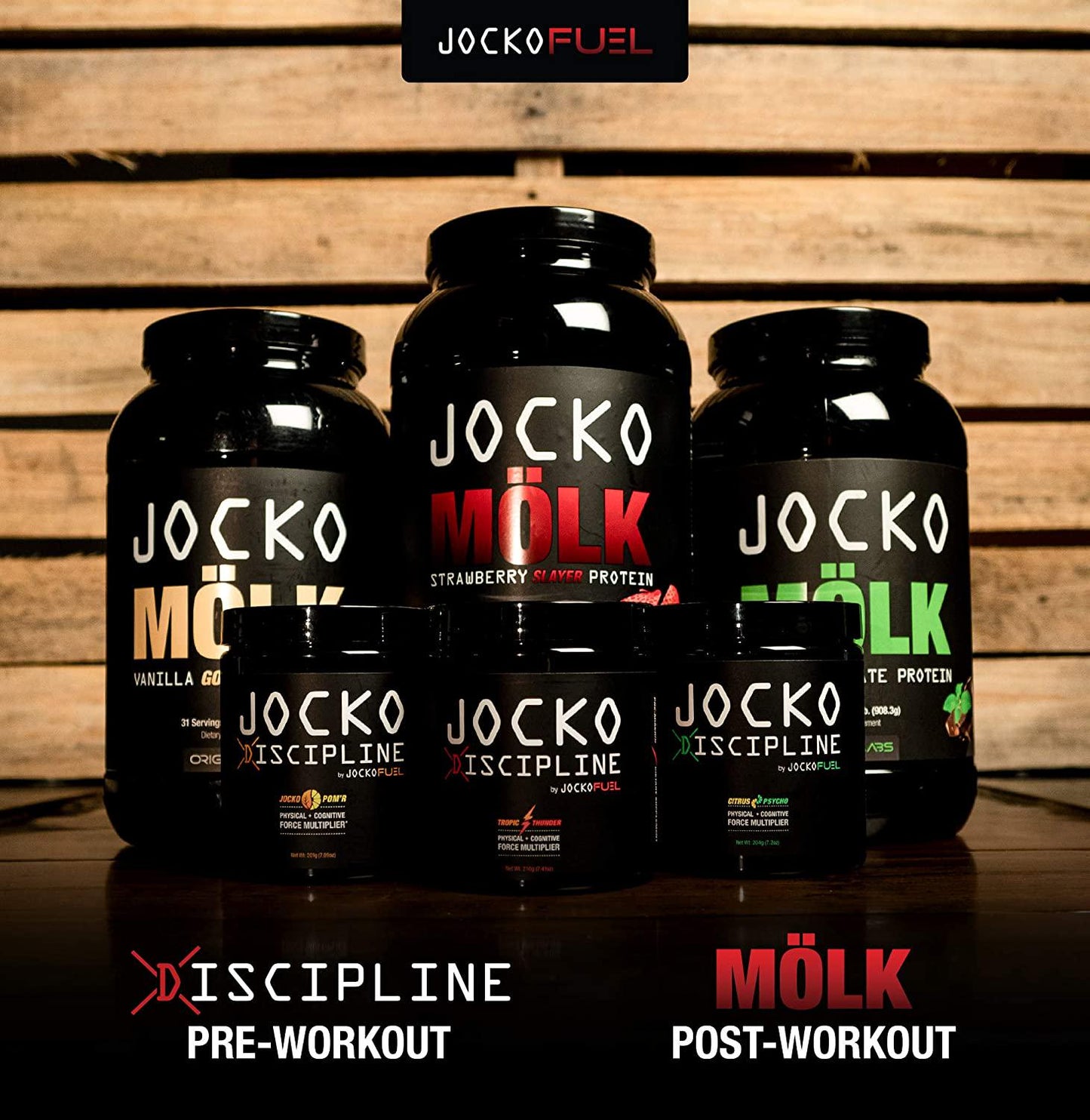 Jocko Discipline - Stim Free Pre Workout Powder - All-Natural Pre-Mission Dietary Supplement Jocko POM'R