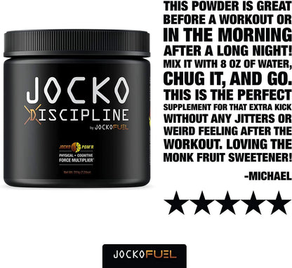 Jocko Discipline - Stim Free Pre Workout Powder - All-Natural Pre-Mission Dietary Supplement Jocko POM'R