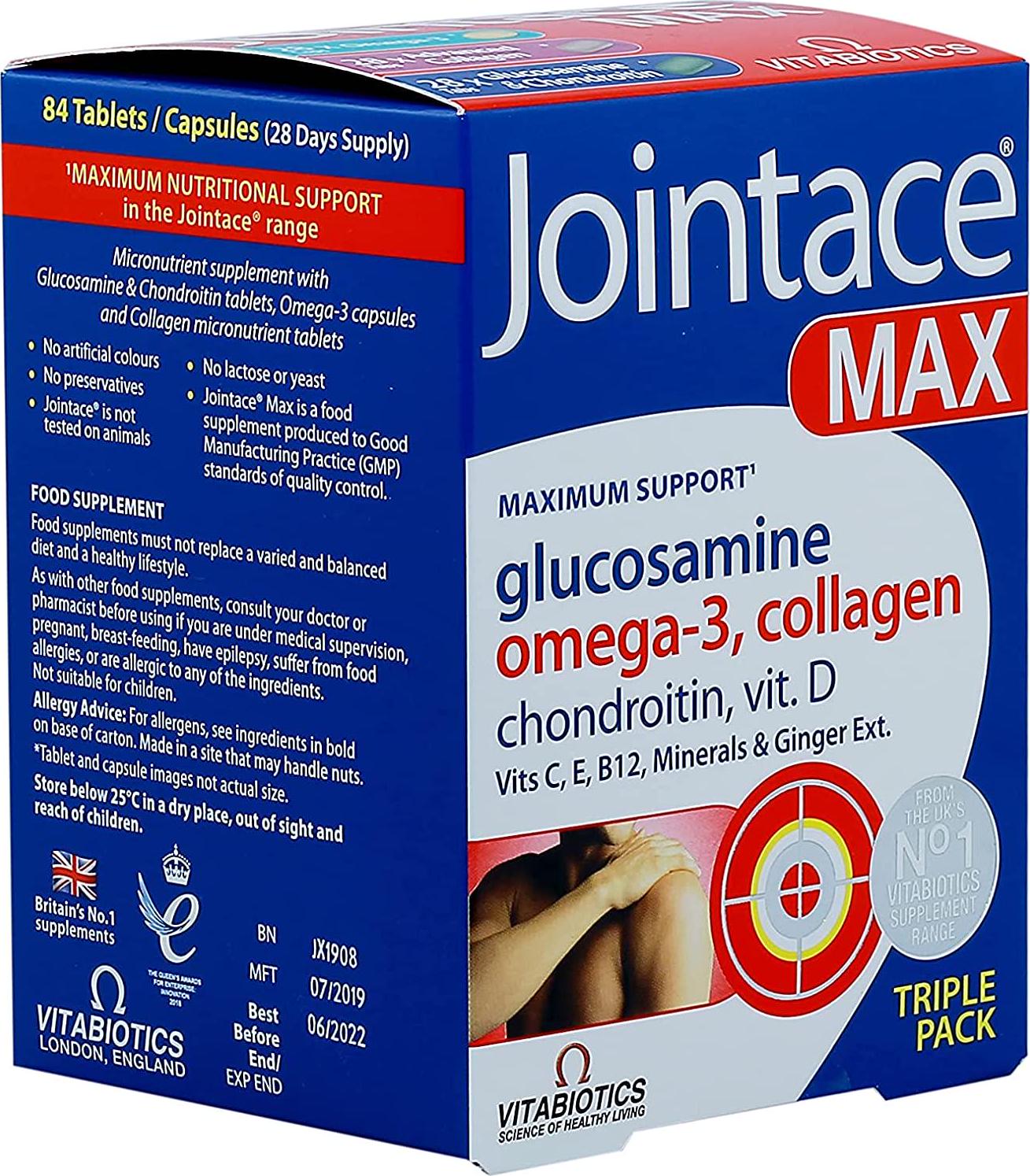 Jointace Vitabiotics Max, Pack of 84