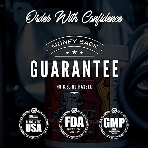 JuJu Energy - Tropical Juggernaut Tub - Professional Grade Gaming Energy Drink Mix - Sugar-Free Energy Supplement Supports Focus, Energy, Reaction time, Eye Health. Natural Caffeine, Vitamins.