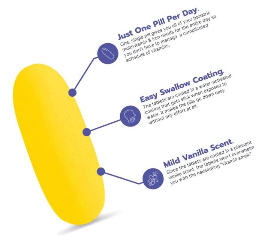 Just One - Bariatric Multivitamin with Iron (30)