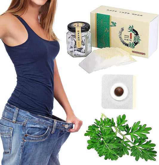 Juztec Effective Ancient Remedy Healthy Belly Pellets, Herbal Waist Pellet, Wormwood Mugwort Navel Sticker for Women and Men, Perfect Abdomen Waist Path Particle