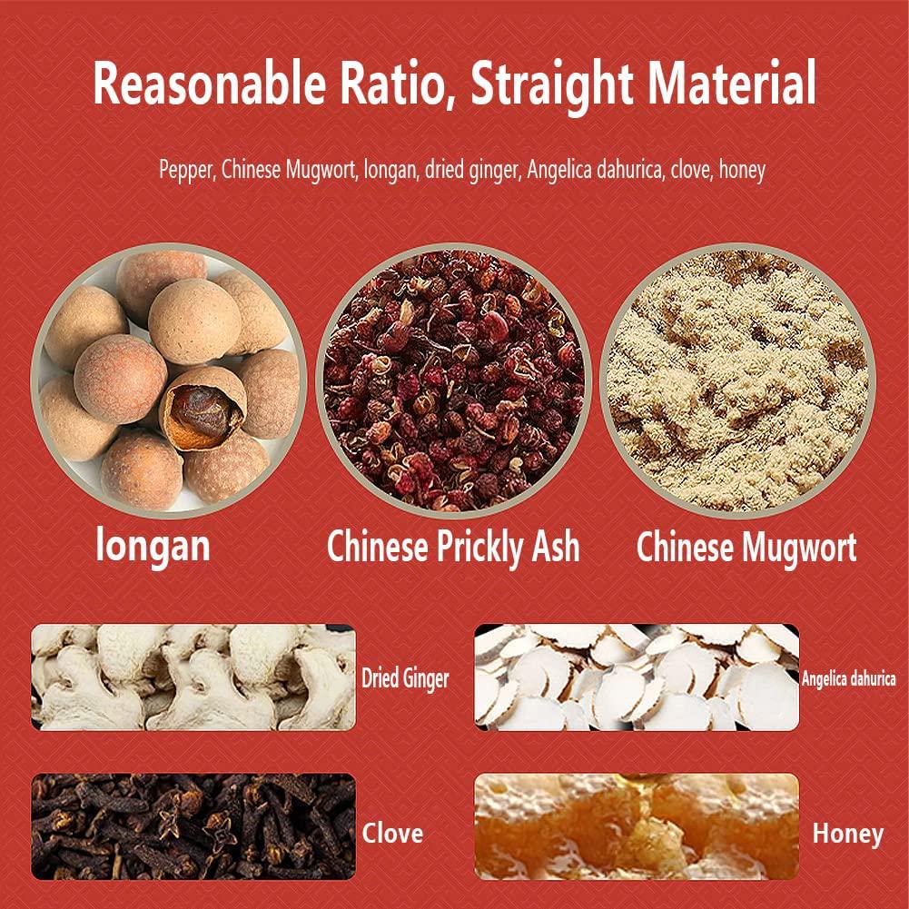 Juztec Effective Ancient Remedy Healthy Belly Pellets, Herbal Waist Pellet, Wormwood Mugwort Navel Sticker for Women and Men, Perfect Abdomen Waist Path Particle