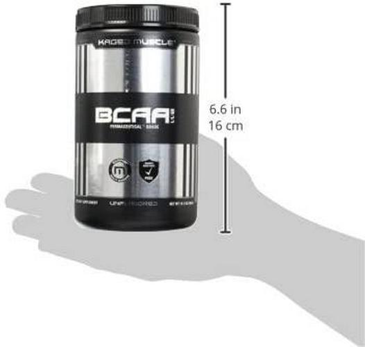 KAGED MUSCLE, Fermented BCAA Powder, Plant Based, Non-GMO, Supports Protein Synthesis, Vegan Friendly Branched Chain Amino Acids, Aminos, BCAAs, Unflavored, 72 Servings, 14.1 Ounce