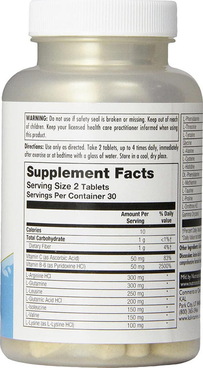 KAL Absolute Amino Tablet, 60 Count