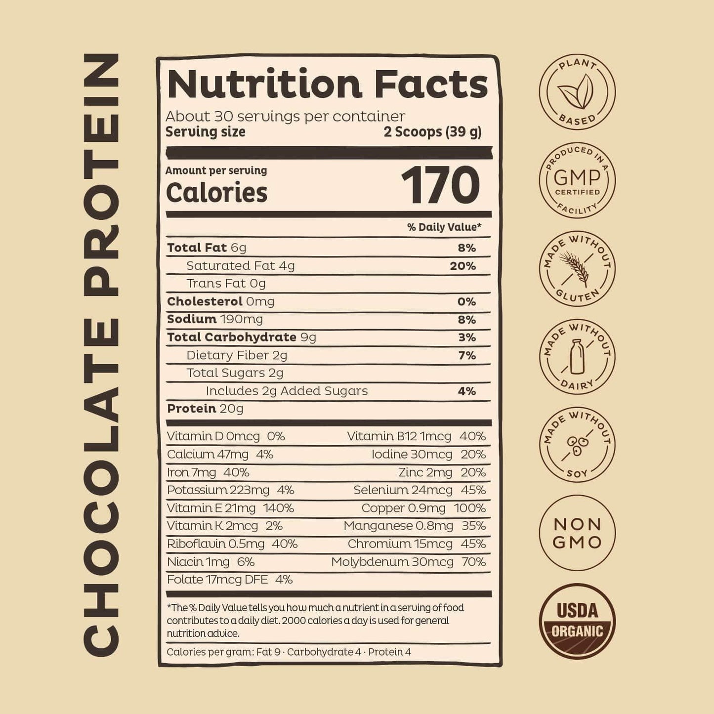 KOS PowerPlant Bundle (Organic Plant-Based Chocolate Protein Powder + Organic Reds Blend + Organic Greens Blend)