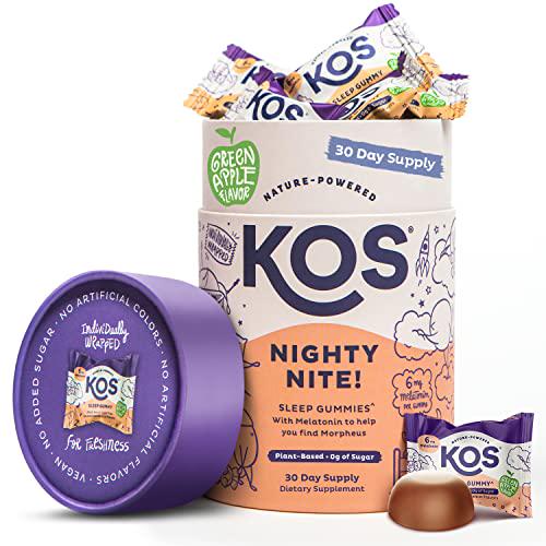 KOS Sleep Gummies + Vanilla Vegan Protein Powder