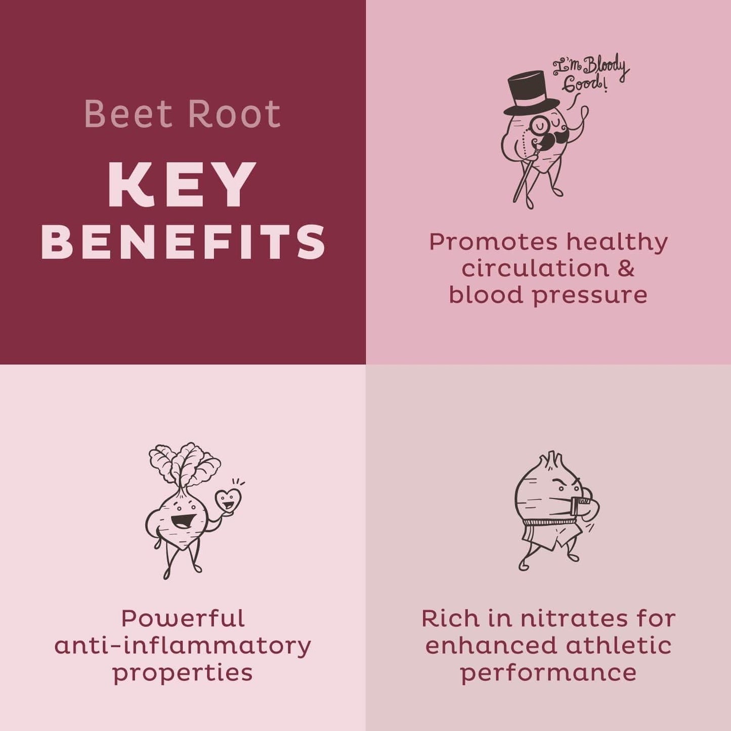 KOS Smart Heart Bundle (Plant-Based Vanilla Protein Powder + Organic Beet Root Powder + Organic Reds Blend)