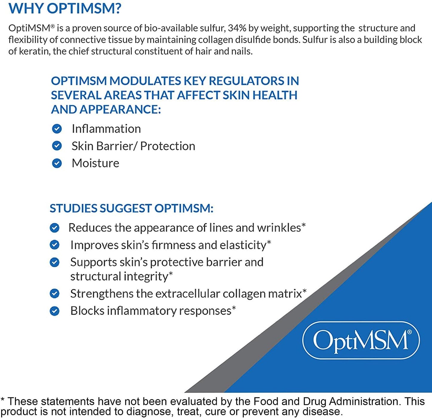 Kala Health MSMPure Fine Powder, Fast Dissolving Organic Sulfur Crystals, 99% Pure Distilled MSM Supplement, Made in USA, 8.8 oz