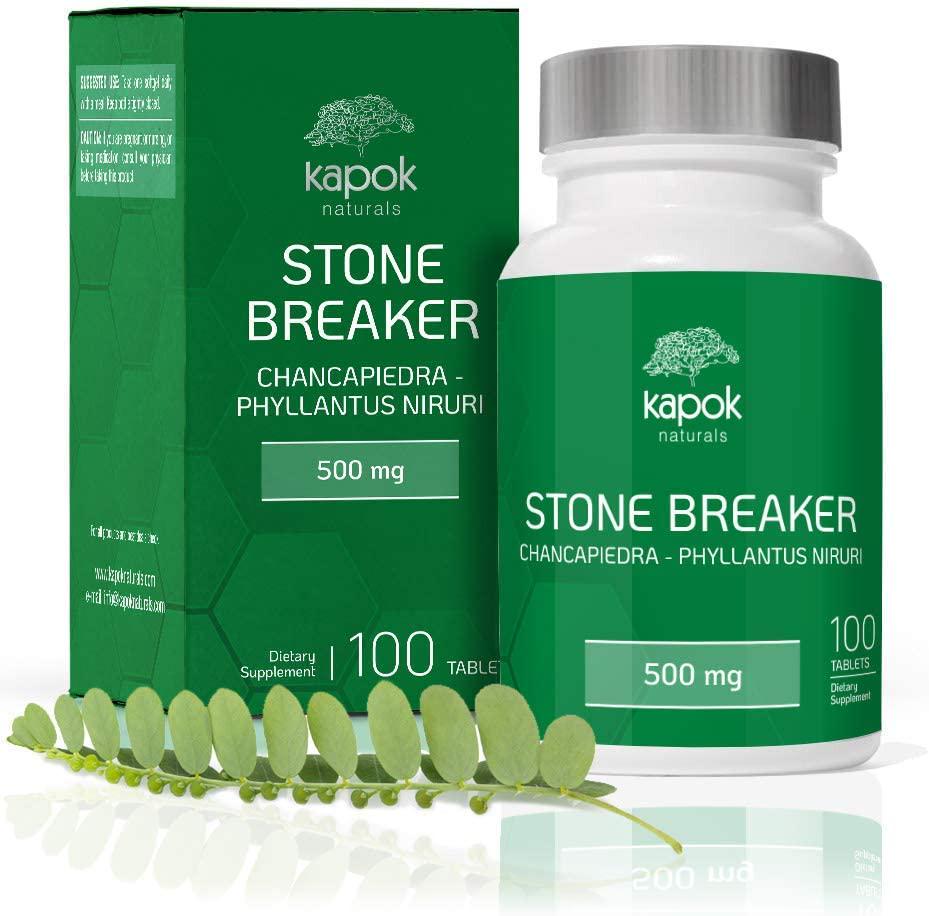Kapok Naturals - Stone Breaker Chanca Piedra 500mg Tablets - Kidney Stone Dissolver and Gallstone Dissolver - Chanca Piedra Stone Breaker Pills for Kidney Cleanse and Kidney Stone Breaker (100 Tablets)