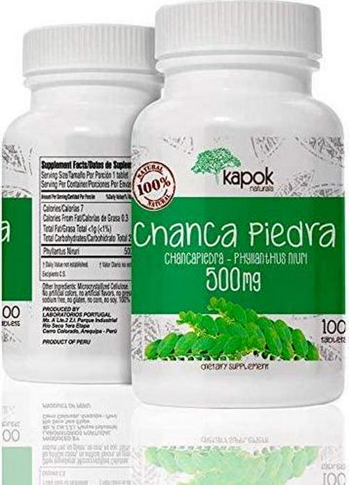 Kapok Naturals - Stone Breaker Chanca Piedra 500mg Tablets - Kidney Stone Dissolver and Gallstone Dissolver - Chanca Piedra Stone Breaker Pills for Kidney Cleanse and Kidney Stone Breaker (100 Tablets)
