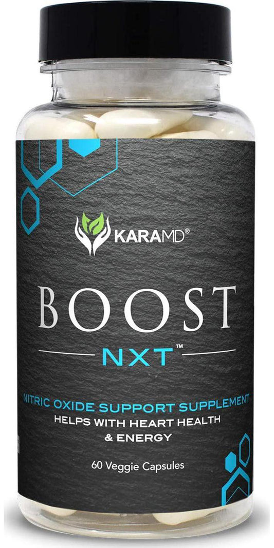 KaraMD Boost NXT | Doctor Formulated Nitric Oxide Booster Supplement Circulation and Blood Flow Enhancement for Improved Energy, Muscle Building and Heart Health, 30 Servings