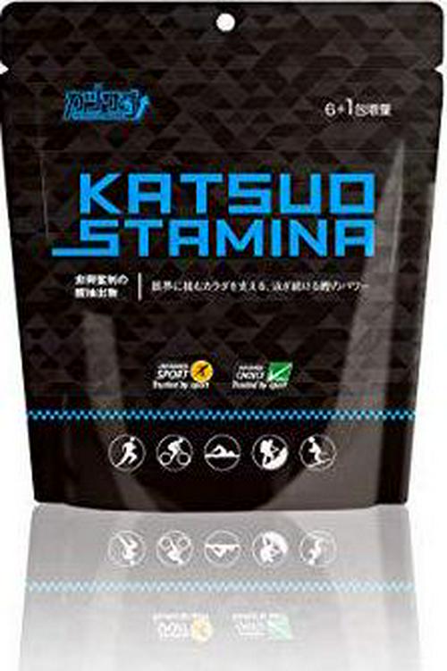 KatsuoStamina (6+1 Package Free) - Sports Pre Workout Supplement for Marathon, Trail Running, Cycling, Climbing and Triathlons. Better Endurance, Less Muscle Damage, Faster Recovery