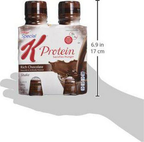 Kellogg's Special K Protein Packed Gym Box, Meal Replacement, Double Chocolate Protein Bar (20 Bars) and Rich Chocolate Protein Shakes (12 Bottles)