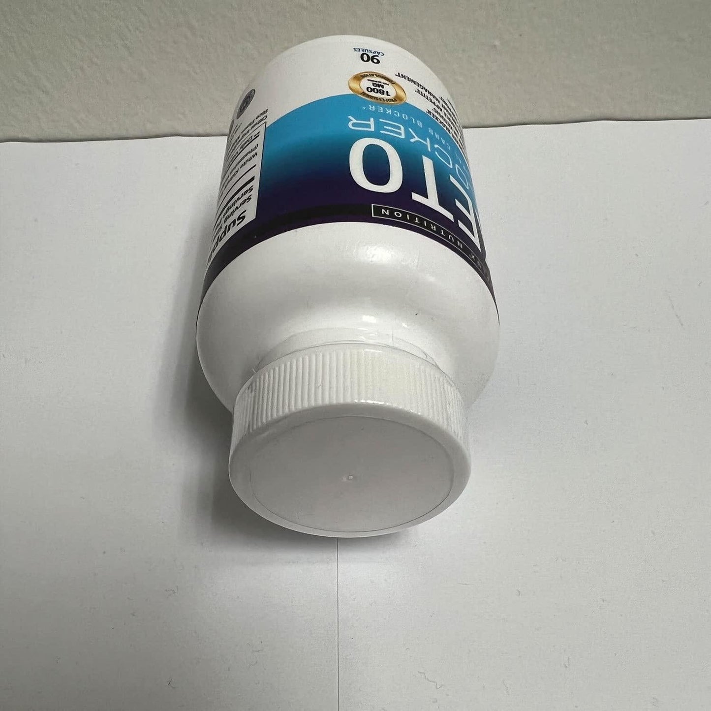 Keto Blocker Pills White Kidney Bean Extract - 1800 mg Natural Ketosis, Support Keto Diet, for Men Women, 90 Capsules, Toplux Supplement