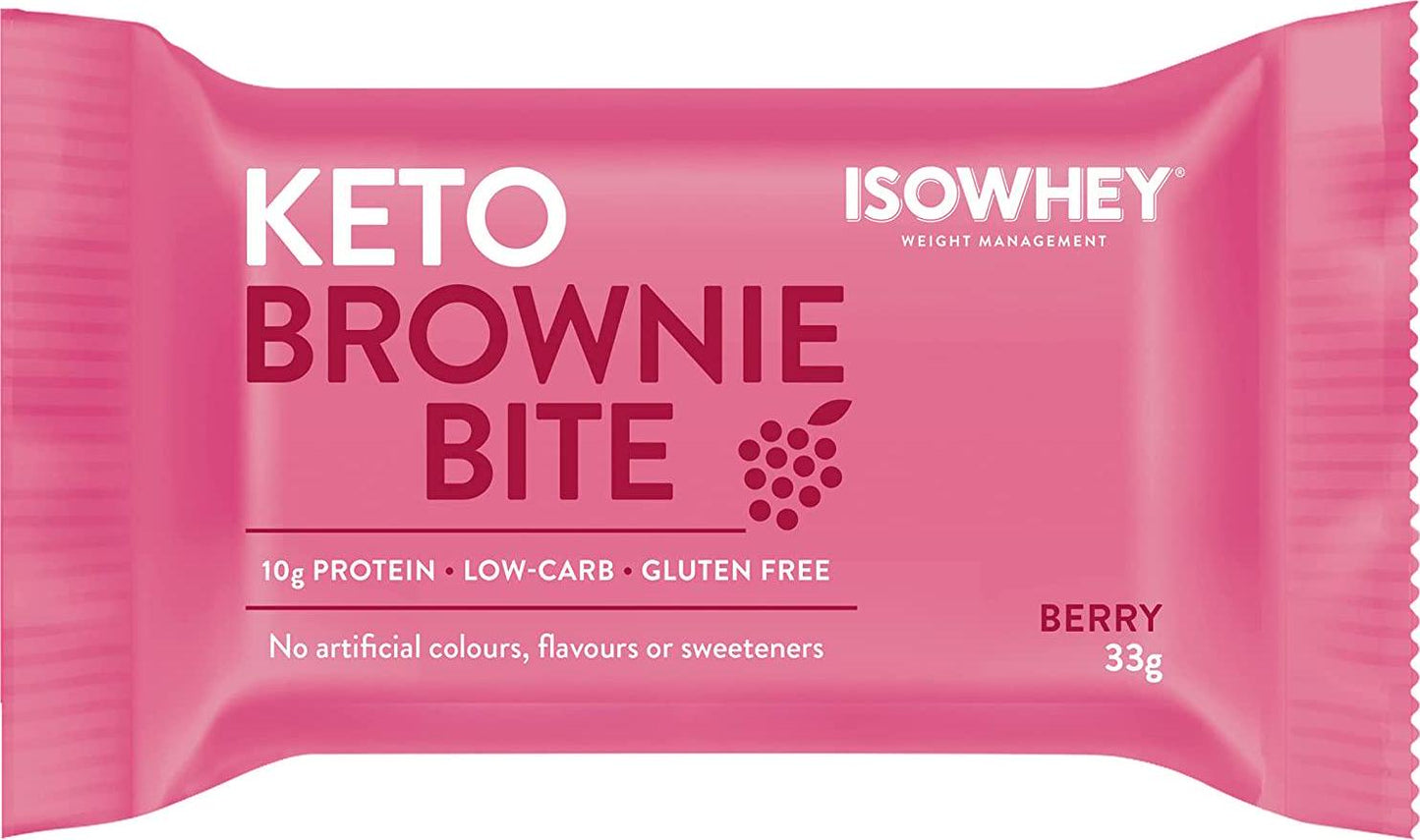 Keto Brownie Berry Bite