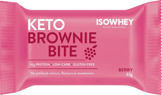 Keto Brownie Berry Bite