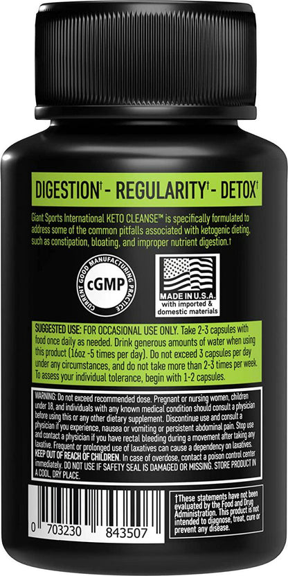 Keto Cleanse - Herbal Detox Weight Loss Formula with Enzymes for Digestion | Colon Cleanser for Digestive Regularity to Remove Toxins and Boost Energy | 90 Pills