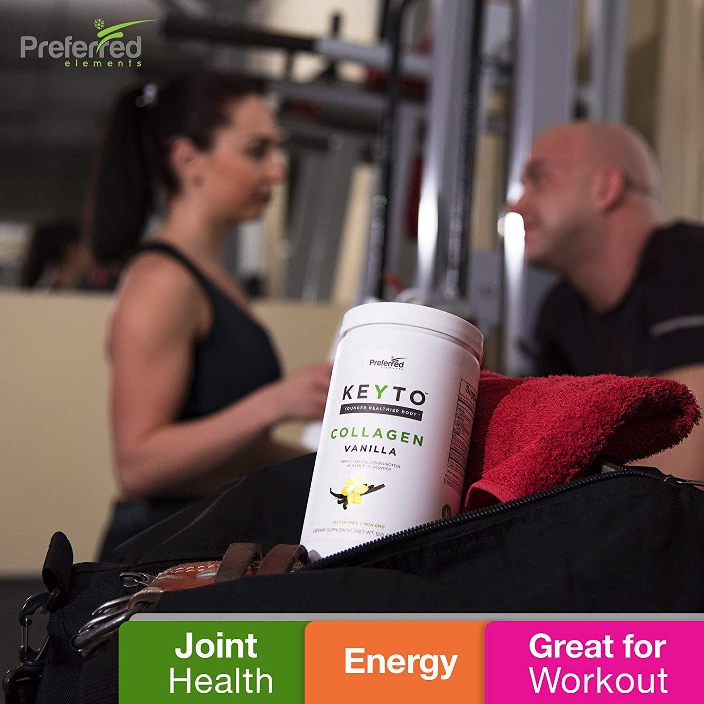 Keto Collagen Protein Powder with MCT Oil Keto and Paleo Friendly Grass Fed and Pasture Raised Hydrolyzed Collagen Peptides Fits Low Carb Diet and Keto Snacks Keyto Vanilla Flavor