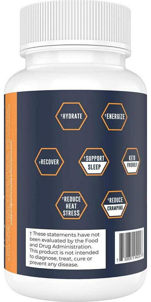 Keto Electrolyte Supplement, 180 Capsules. Electrolyte Pills for Ketogenic Diet. Magnesium, Potassium, Sodium, Calcium. Electrolytes Keto Tablets for Hydration Support* by Left Coast Performance
