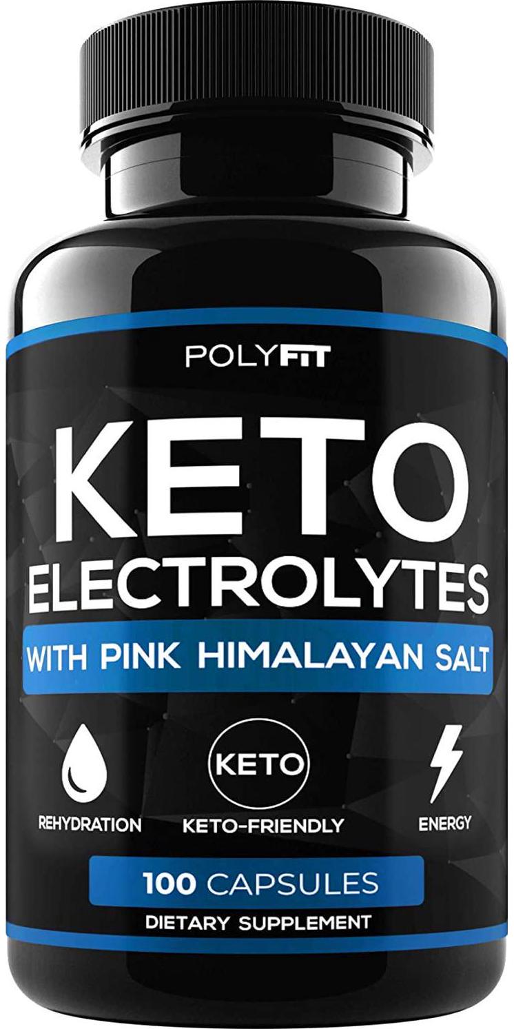 Keto Electrolytes - Keto Friendly Electrolyte Salt Tablets Supplement - 100 Electrolyte Pills