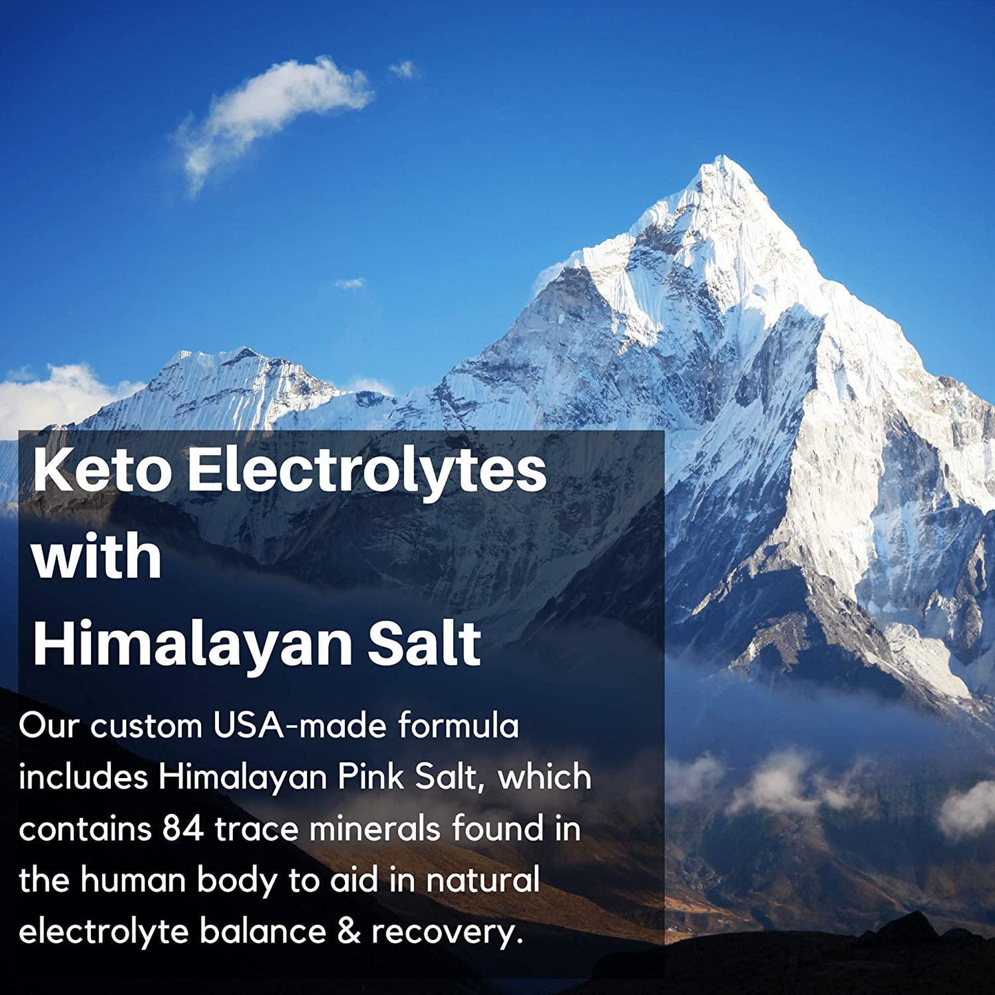 Keto Electrolytes - Keto Friendly Electrolyte Salt Tablets Supplement - 100 Electrolyte Pills