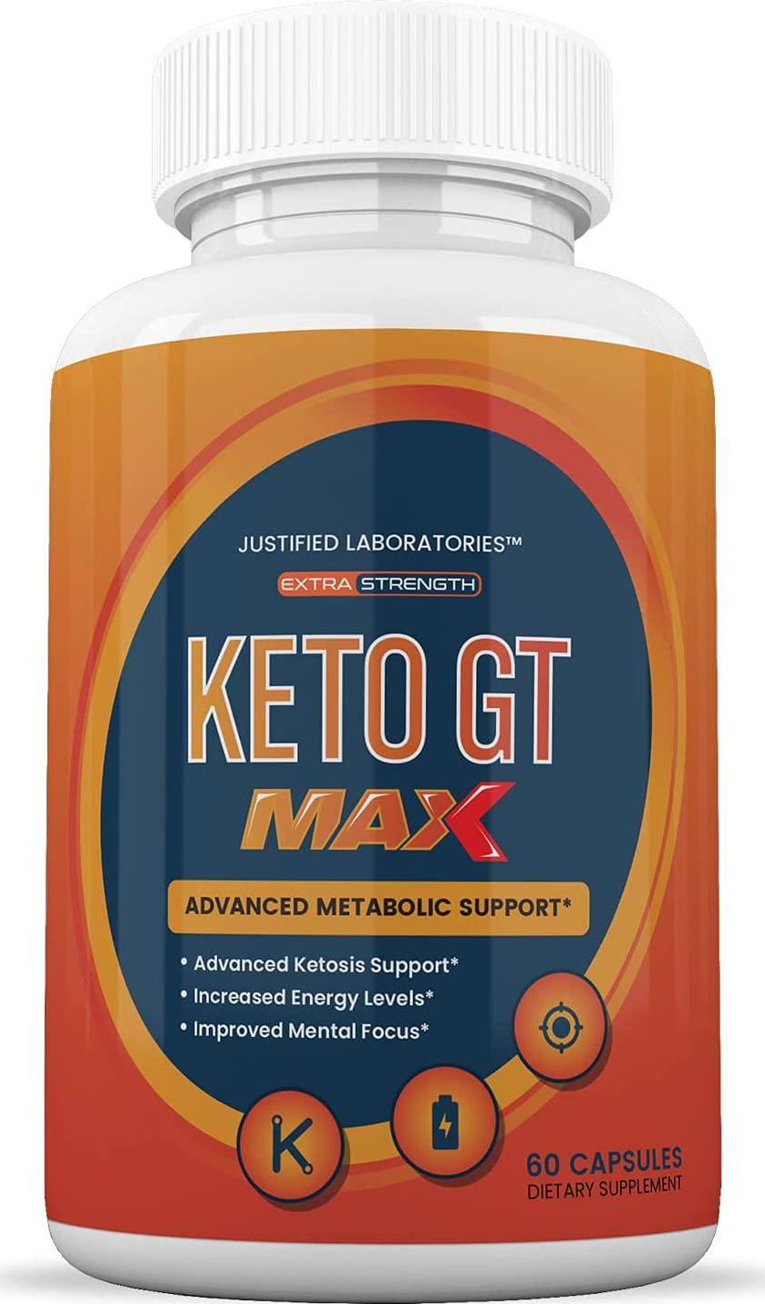Keto GT Max 1200MG Includes Apple Cider Vinegar goBHB Exogenous Ketones Keto Pills Supplement Premium Ketosis Support for Men Women 60 Capsule