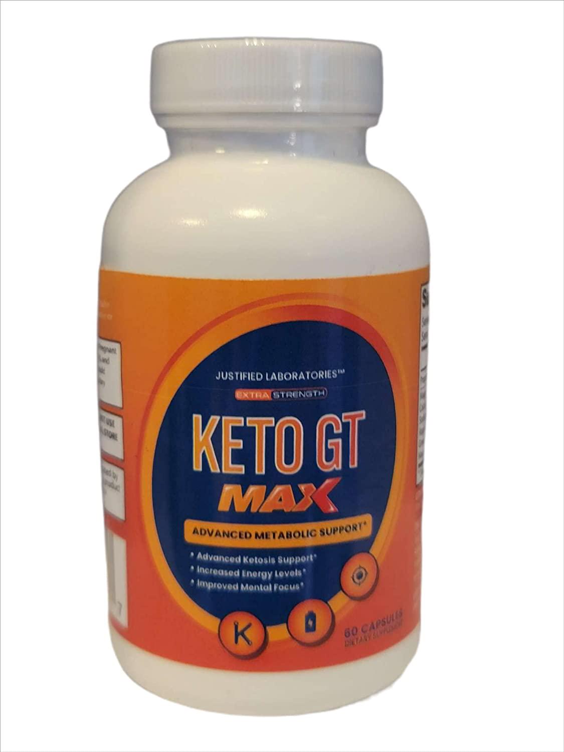 Keto GT Max 1200MG Includes Apple Cider Vinegar goBHB Exogenous Ketones Keto Pills Supplement Premium Ketosis Support for Men Women 60 Capsule