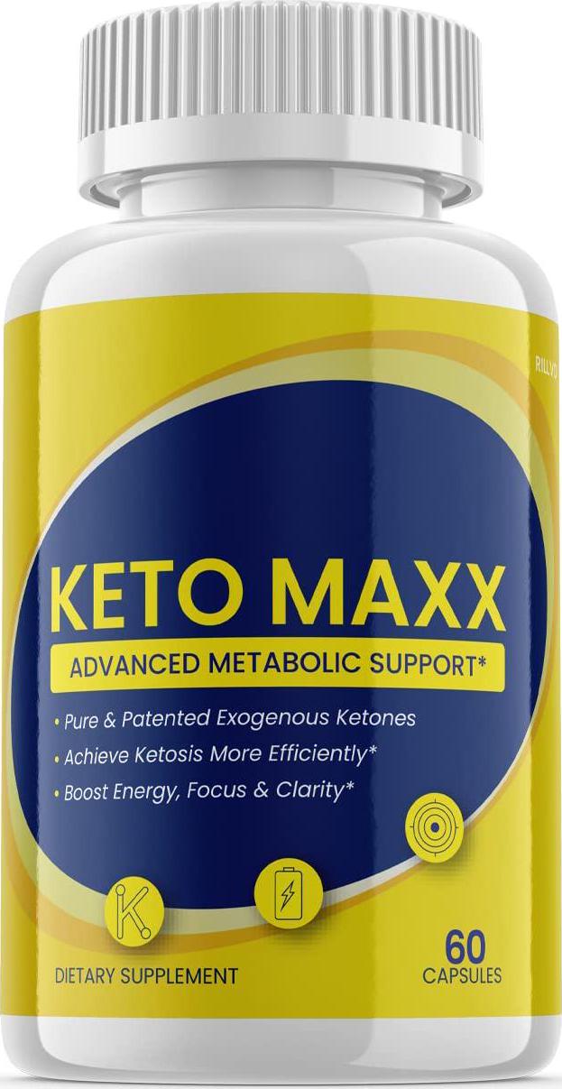 Keto Maxx Pills, Advanced Ketogenic Formula (60 Capsules)