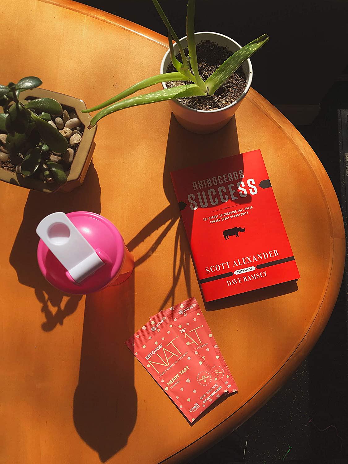 Keto//OS NAT Heart Tart Keto Supplements Charged - Exogenous Ketones - BHB Salts Ketogenic Supplement for Workout Energy Boost for Men and Women (20 Count)