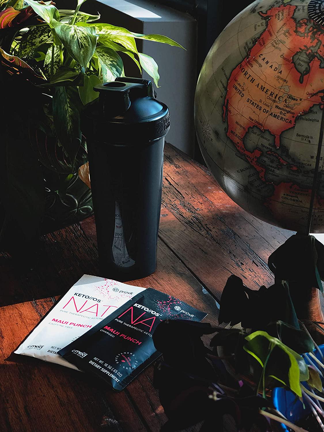 Keto//OS NAT Maui Punch Keto Supplements Caffeine Free - Exogenous Ketones - BHB Salts Ketogenic Supplement for Workout Energy Boost for Men and Women (20 Count)