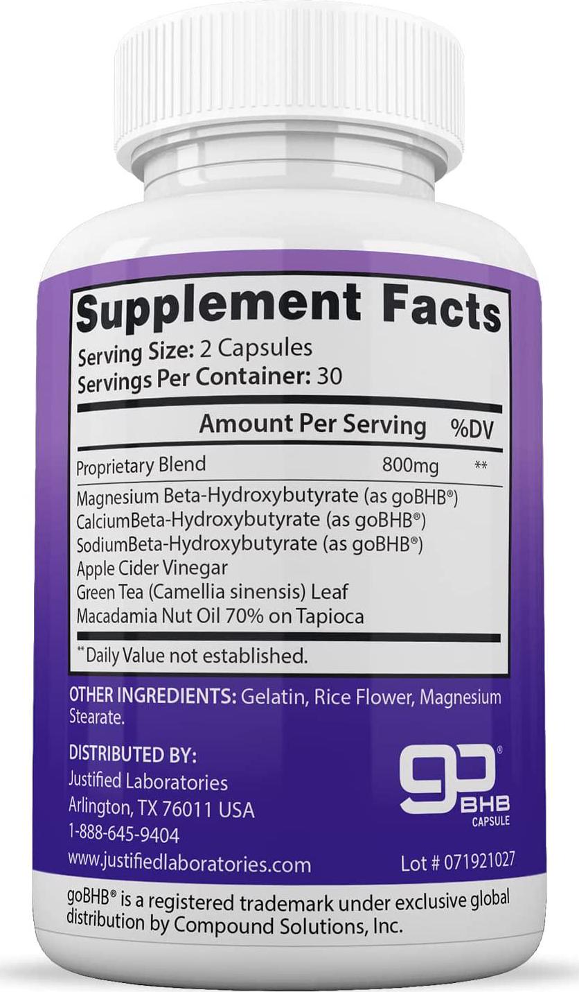 Keto Pure BHB Pills Advanced BHB Ketogenic Supplement Real Exogenous Ketones Ketosis for Men Women 60 Capsules 3 Bottles