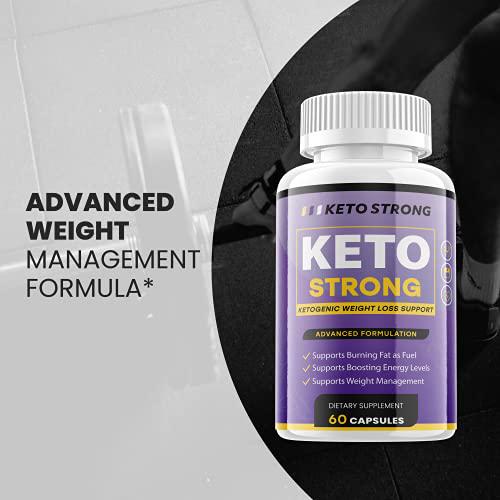 Keto Strong Ketogenic Weight Management Support Formula Supplement Pills (1 Pack)