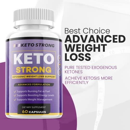 Keto Strong Pills Advanced Ketogenic Ketones (60 Capsules)