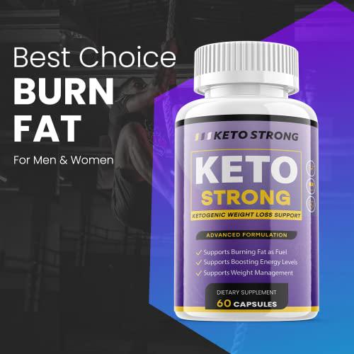 Keto Strong Pills Advanced Ketogenic Ketones (60 Capsules)