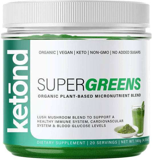 Ketond Super Greens — Organic Essential Micronutrients - (20 Servings)